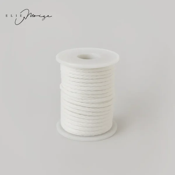 Sumbu Lilin Katun Roll Unwaxed - Tipe Pendek